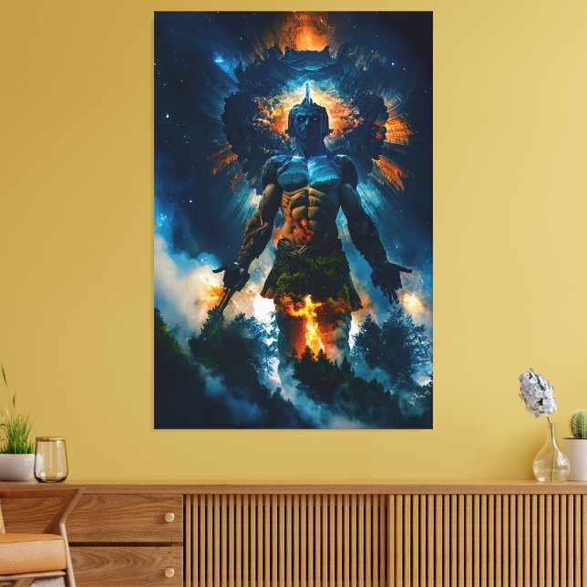 So It Begins Canvas Print (Insitu(LivingRoom))