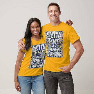 So Little Time, So Many Countries” - Psychedelic  T-Shirt