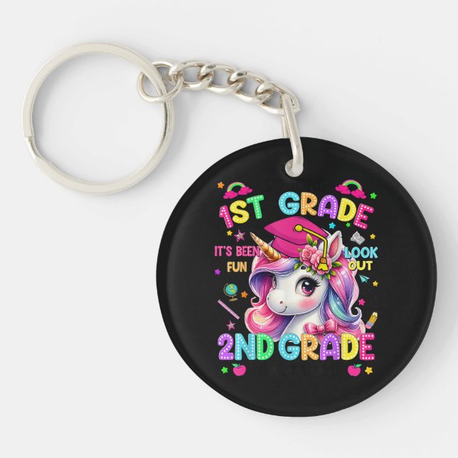 So Long 1st Grade 2nd Grade Here I Come Keychain (Front)