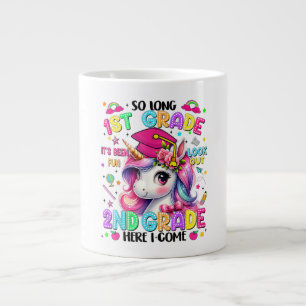 So Long 1st Grade 2nd Grade Here I Come Large Coffee Mug