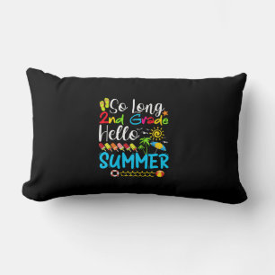 So Long 2nd Grade Hello Summer Last Day Of School. Lumbar Pillow