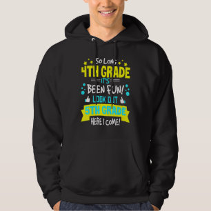 So Long 4th Grade 5th Grade Here I Come Graduation Hoodie