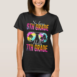 So Long 6th Grade Graduation Hello 7th Grade Tie D T-Shirt