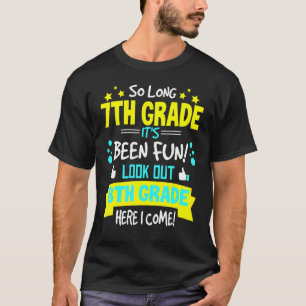 So Long 7th Grade 8th Grade Here I Come Graduation T-Shirt