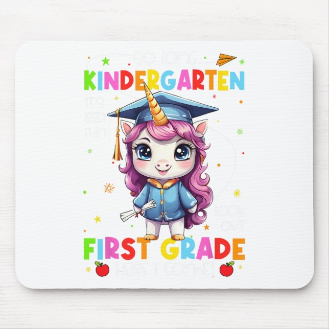 So Long Kindergarten Graduation Last Day Of School Mouse Pad (Front)