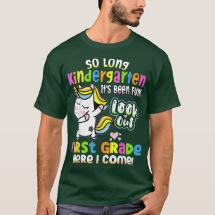 So long kindergarten here i come 1 grade Kids Cute T-Shirt