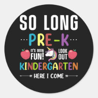 So Long Pre-K Kindergarten Here I Come Pre-k
