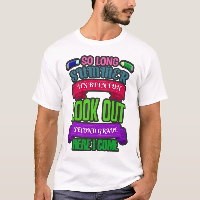 So Long Summer It's Been Fun Lookout 2nd Gr. T-Shirt (Front)