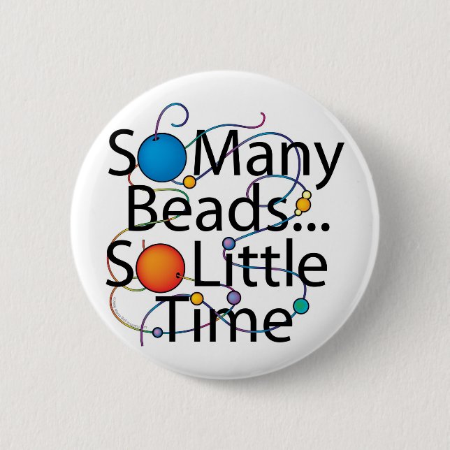 So Many Beads New 2 Inch Round Button (Front)