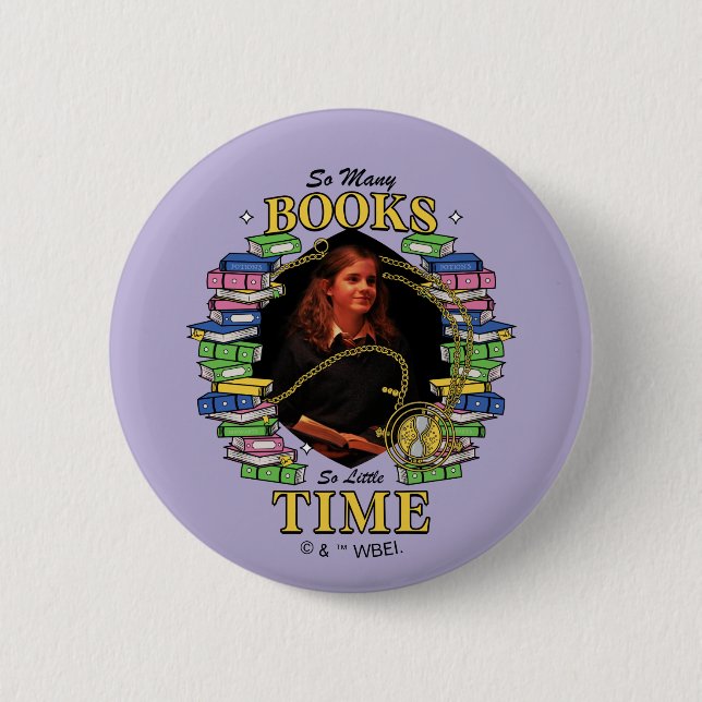 So Many Books, So Little Time 2 Inch Round Button (Front)