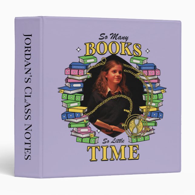 So Many Books, So Little Time Binder (Front/Spine)