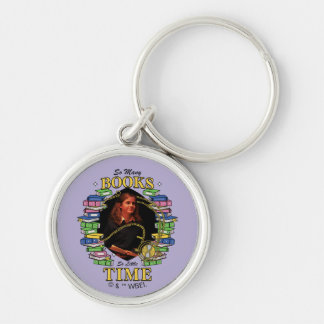 So Many Books, So Little Time Keychain