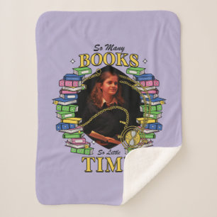 So Many Books, So Little Time Sherpa Blanket