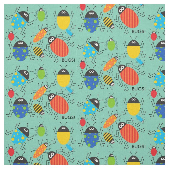 So Many Bugs Fabric (Swatch)