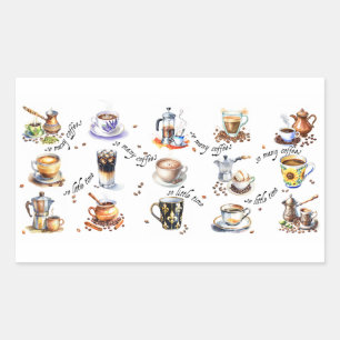 So many coffees, so little time sticker