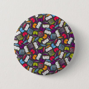 So Many Colourful Books... 2 Inch Round Button