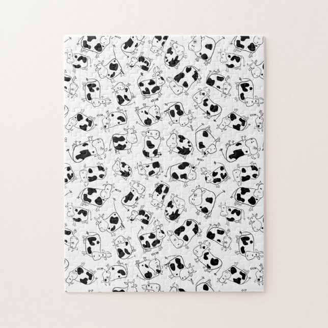 So Many Cows Jigsaw Puzzle (Vertical)