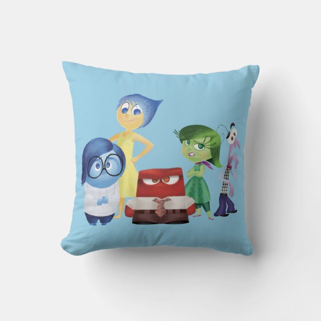 So Many Feelings Throw Pillow (Front)