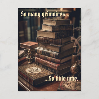 So Many Grimoires Wicca  Postcard