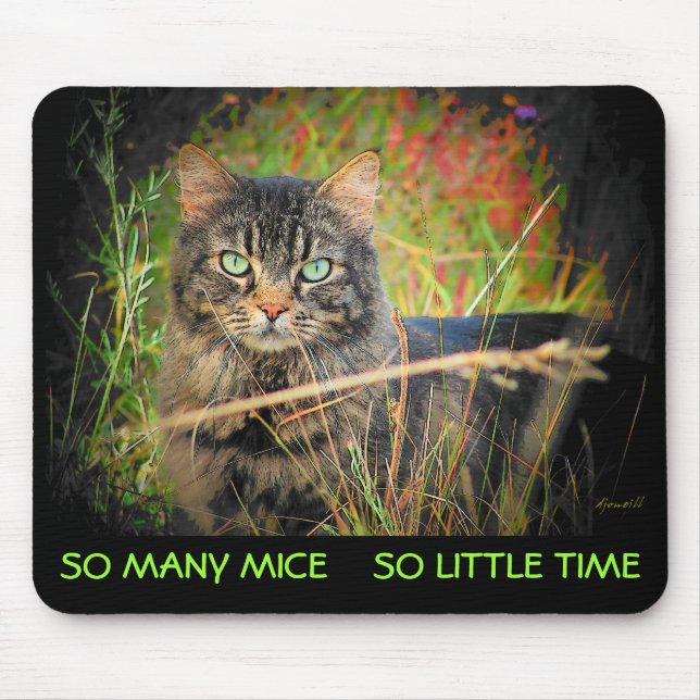So Many Mice So Little Time Mouse Pad (Front)