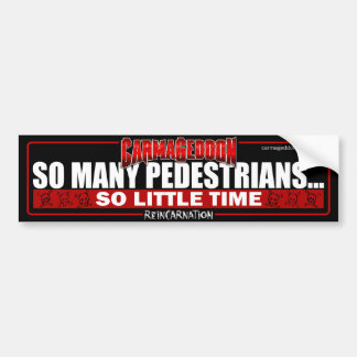 So Many Peds Bumper Sticker