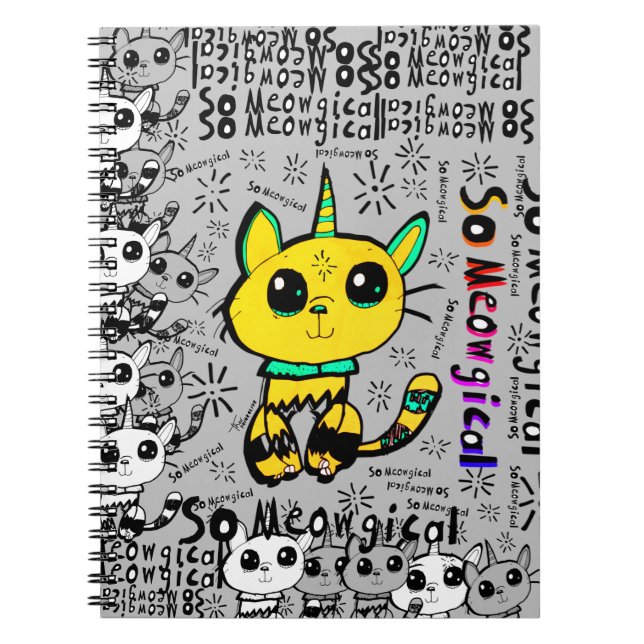 So Mewogical Cat Notebook (Front)