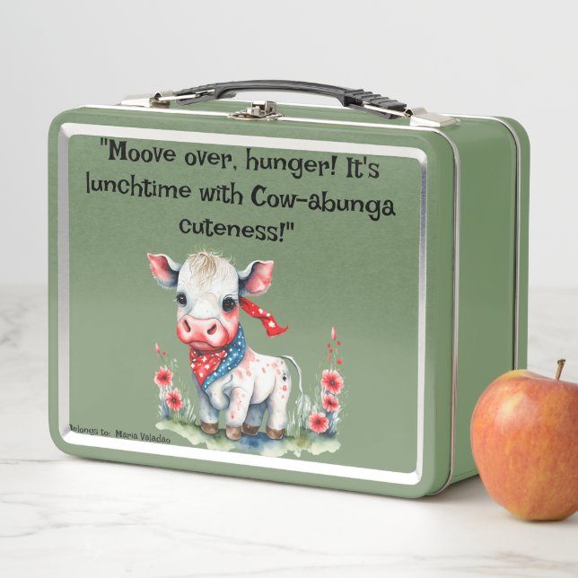So moooving cute cow lunch box (In Situ)