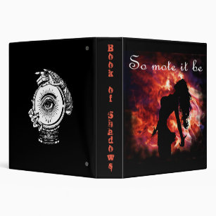 So Mote It Be Book of Shadows/ Spell Book Binder