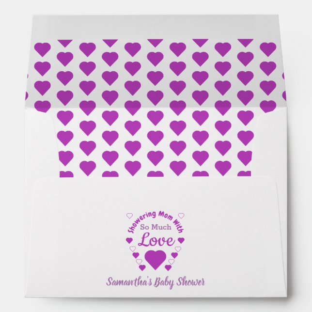 So Much Love Baby Shower Envelope (Back (Bottom))