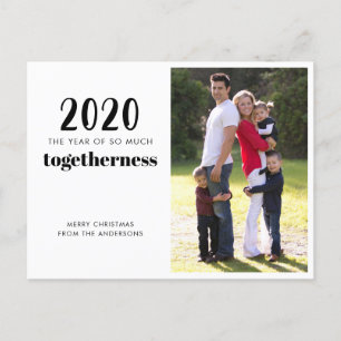 So Much Togetherness 2020 Merry Christmas Photo Holiday Postcard