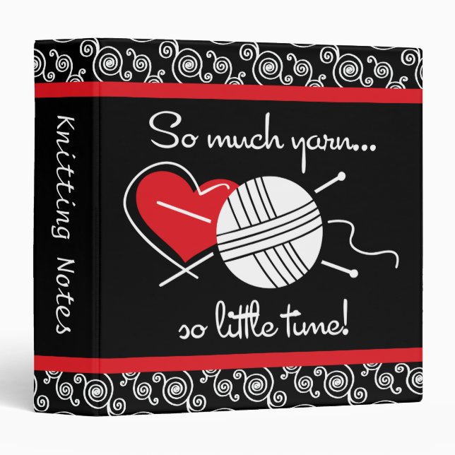 So Much Yarn Binder (Front/Spine)