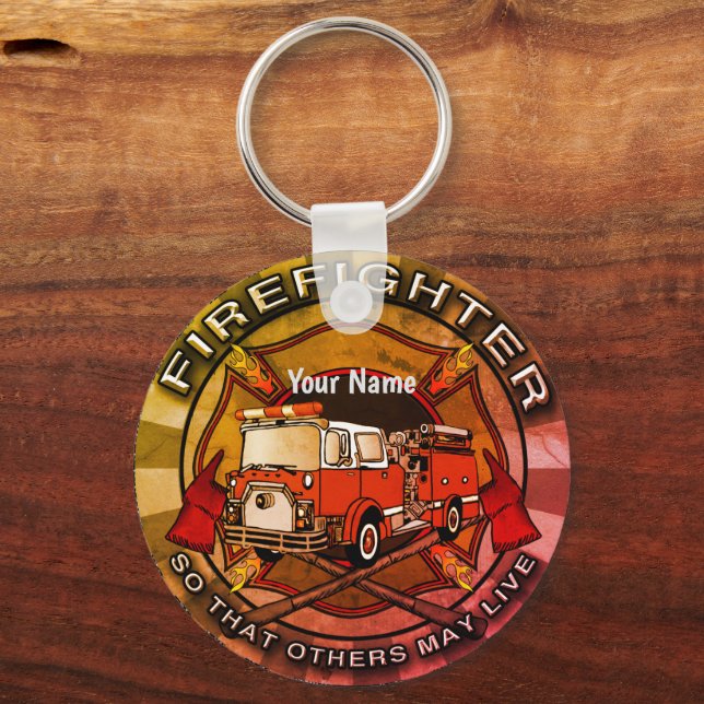 So Others May Live firefighter keychains (Front)