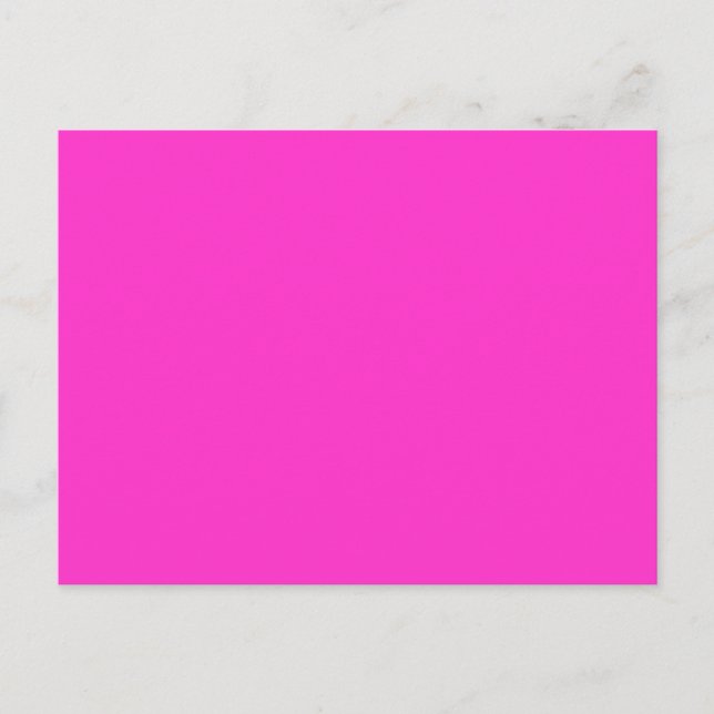 So Pink Colour Decor Customize It if you like Postcard (Front)