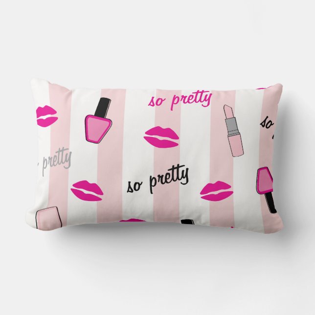 So Pretty Lumbar Pillow (Front)