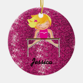 So Pretty Personalized Gymnastics Ornaments