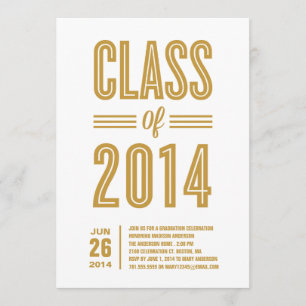 So Retro   Graduation Party Invitation