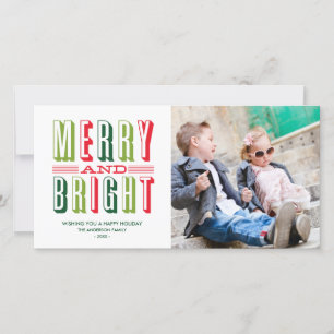 SO RETRO   HOLIDAY PHOTO CARD