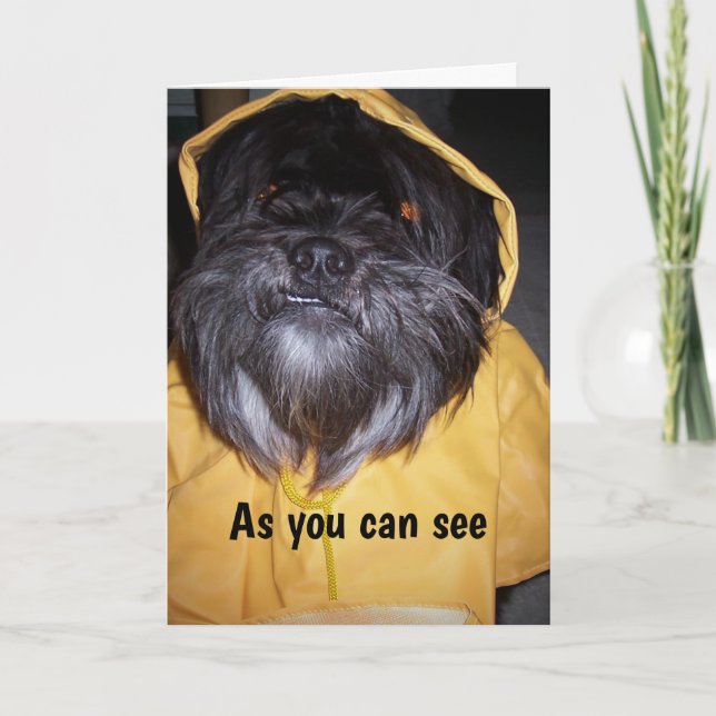 SO SAD AND **BLUE WITHOUT YOU*** MISS YOU!!! HOLIDAY CARD (Front)