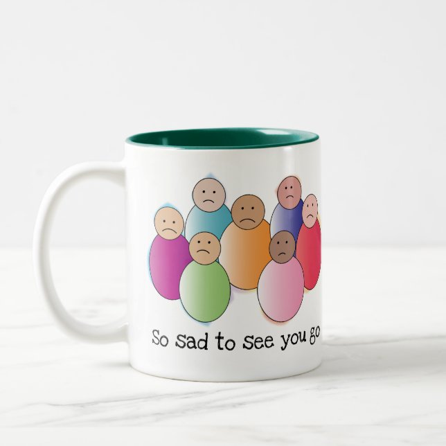 So Sad Two-Tone Coffee Mug (Left)