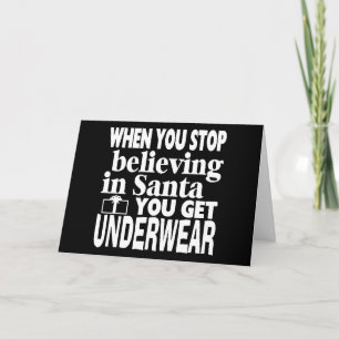 SO SHOULD I ASK YOU *WHAT SIZE"* CHRISTMAS CARD