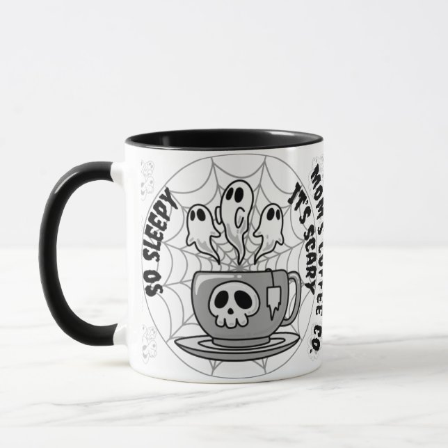 So Sleepy Halloween Mug (Side Design) (Left)