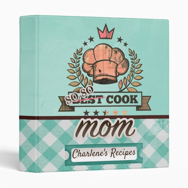 SO-SO Cook Recipe Binder (Front/Spine)