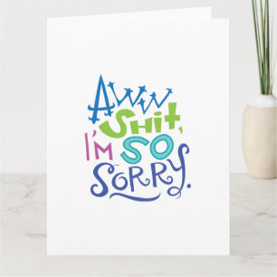 So Sorry Apology Card