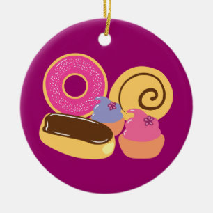So Sweet Desserts Ceramic Ornament