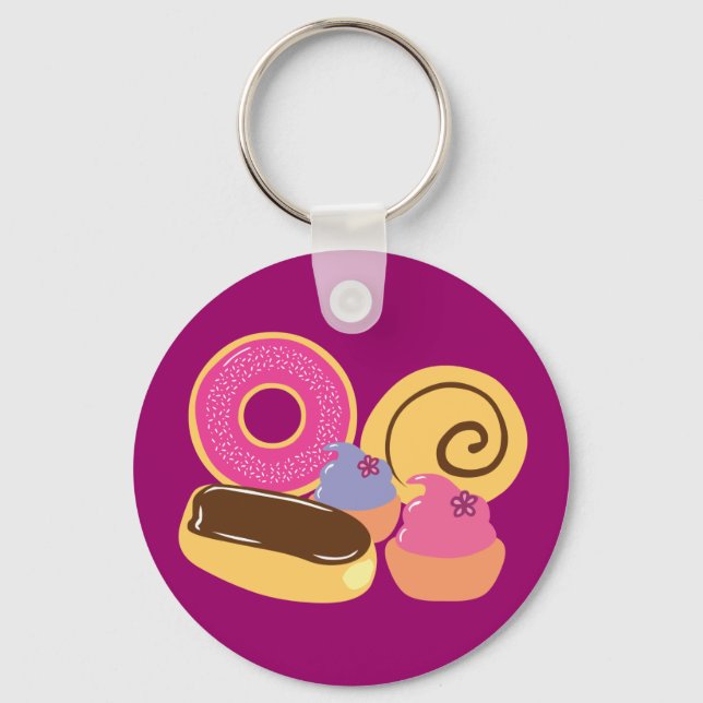 So Sweet Desserts Keychain (Front)