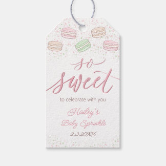 So Sweet French Macaron Favour Tag