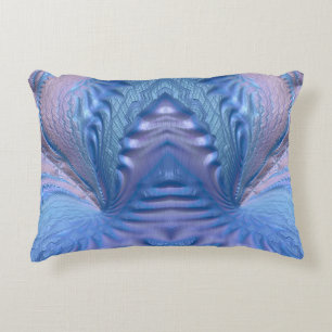 ~ SO SWEET ~ Pink Blue Fractal Design ~  Accent Pillow