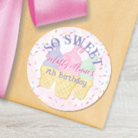 So Sweet Pink Ice Cream Party Birthday Girl