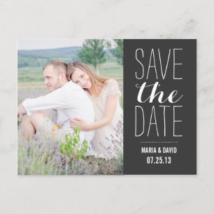 SO SWEET   SAVE THE DATE ANNOUNCEMENT POSTCARD