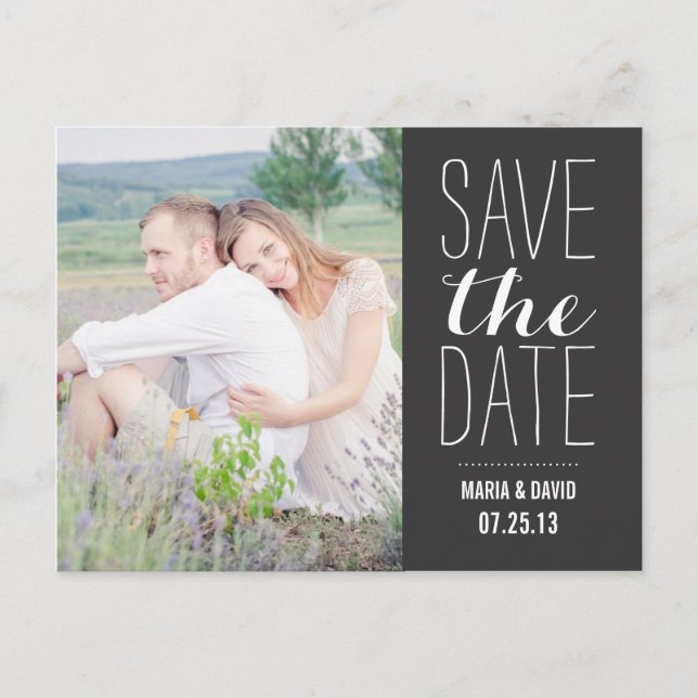 SO SWEET | SAVE THE DATE ANNOUNCEMENT POSTCARD (Front)